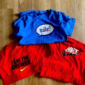 3 Nike Youth shirts